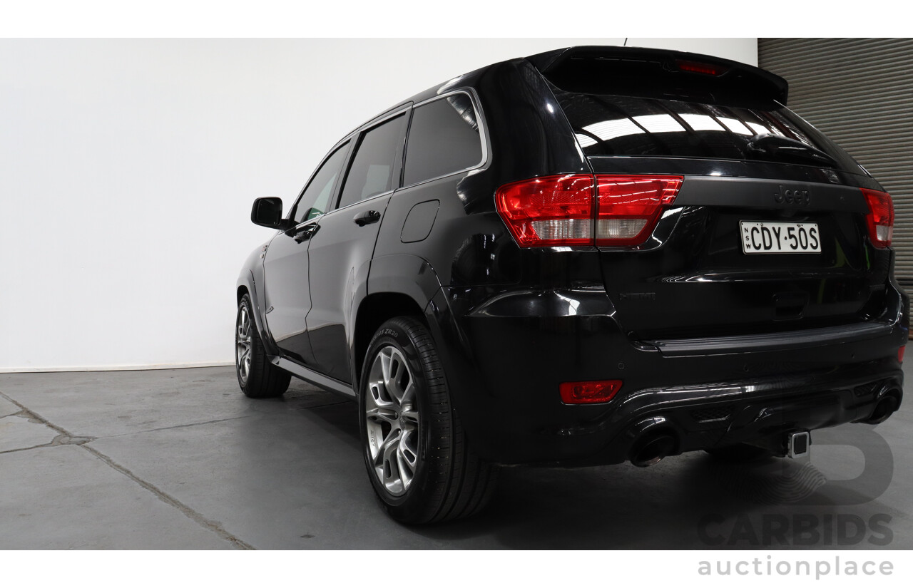 10/2012 Jeep Grand Cherokee SRT 8 (4x4) WK MY12 4d Wagon Black 6.4L V8