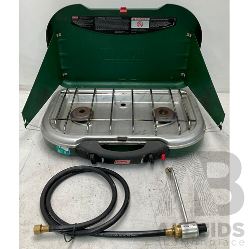 Coleman Instastart 2-Burner Portable LPG Stove