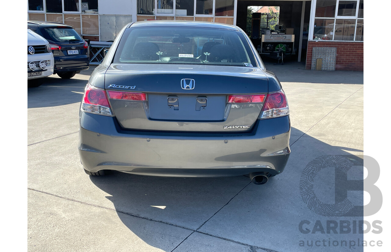 8/2010 Honda Accord VTi 50 4d Sedan Grey 2.4L