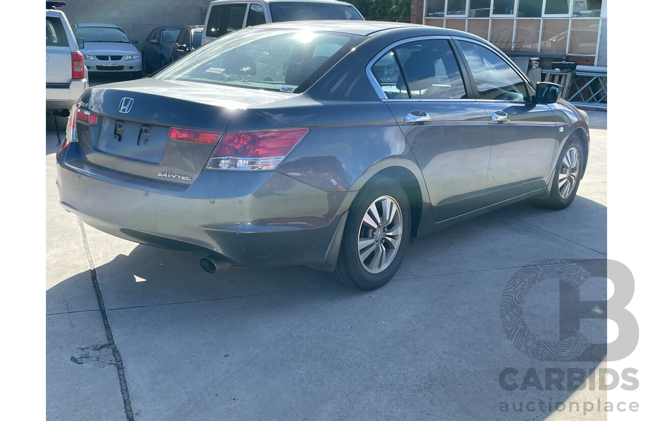 8/2010 Honda Accord VTi 50 4d Sedan Grey 2.4L