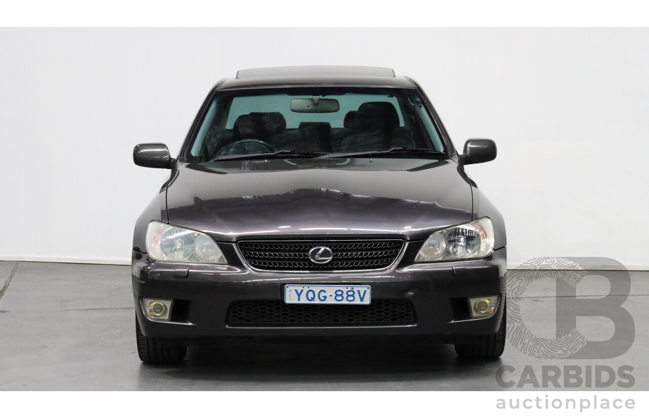 7/2002 Lexus Is300  JCE10R 4d Sedan Grey 3.0L