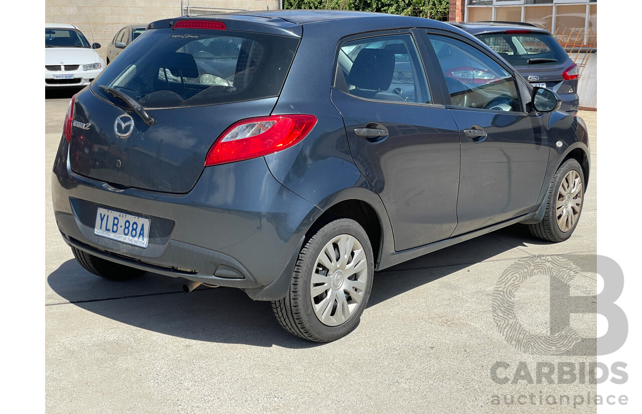 10/2010 Mazda Mazda2 NEO DE 5d Hatchback Grey 1.5L