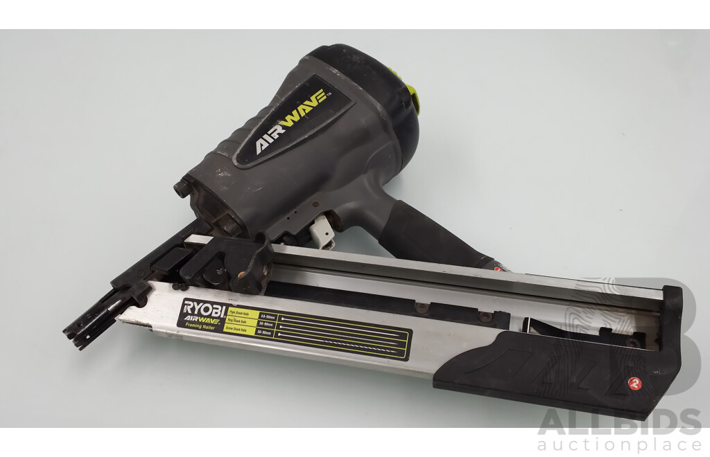 Ryobi  Airwave Pneumatic Framing Nailer - RA-NF90-K