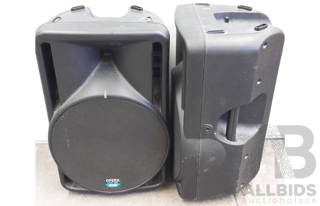 DB Technologies Opera Live 402 Series 12 Inch Speakers - Lot of Two