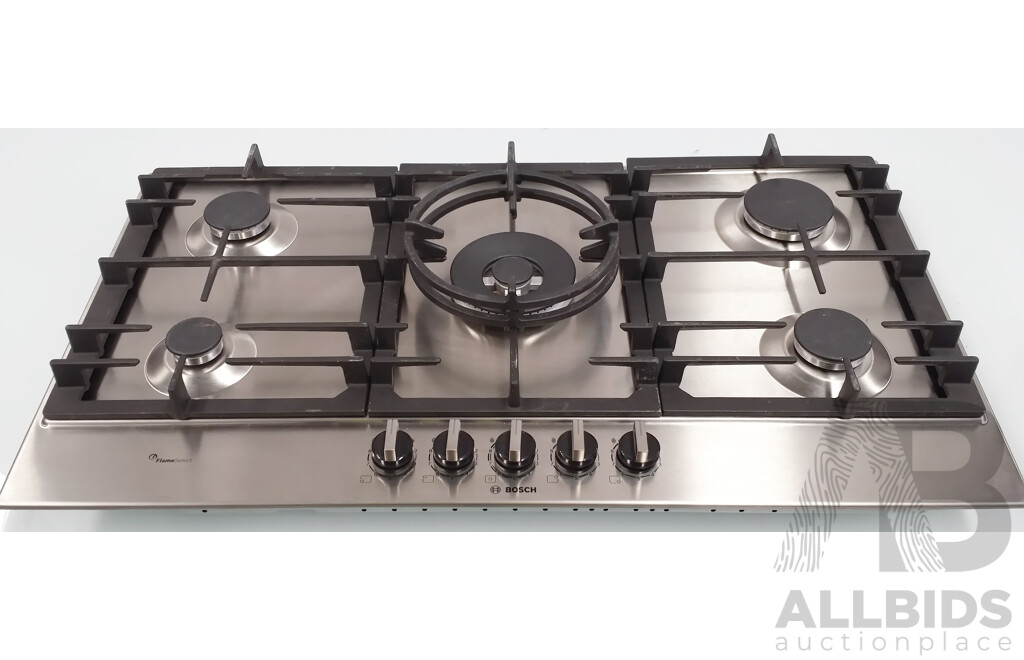 Bosch Series 6 90cm Stainless Steel  Gas Cooktop - New