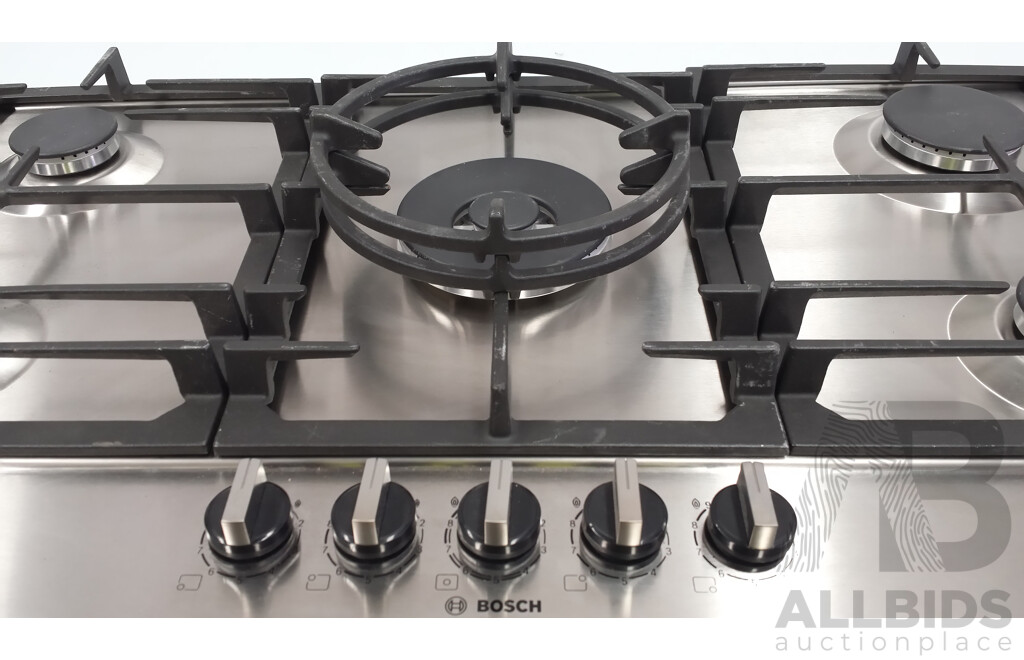 Bosch Series 6 90cm Stainless Steel  Gas Cooktop - New