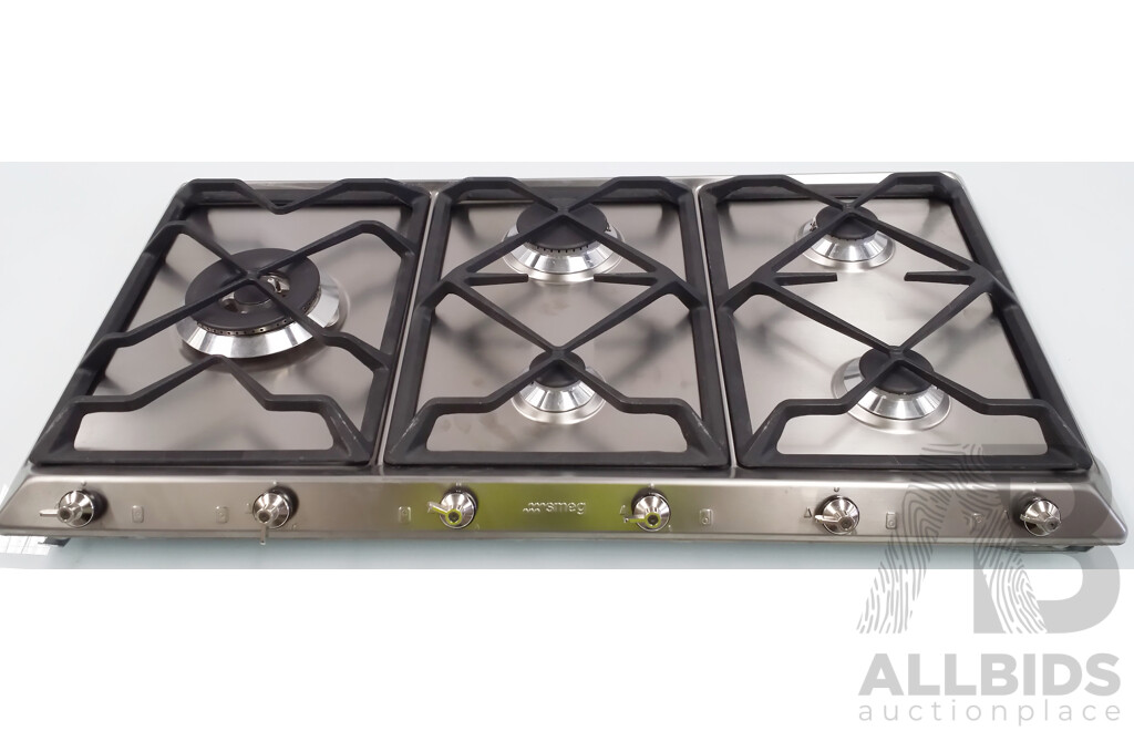 Smeg 90cm Topmount Gas Cooktop