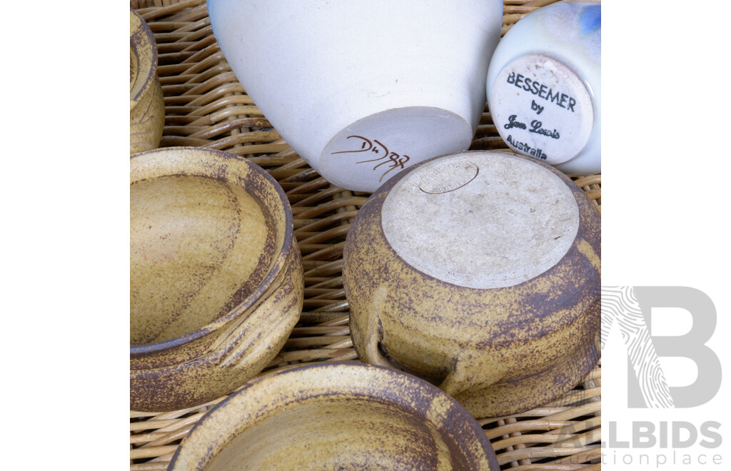 Collection of Australian Studio Pottery, Including Bruce Heggie, Jan Lewis and David and Linda Diggins