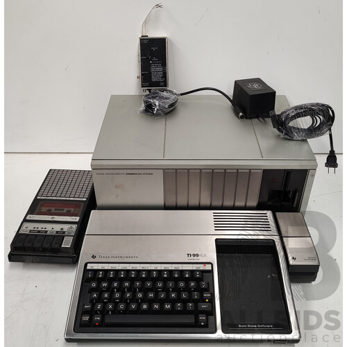 Vintage Electronics - Cassette Recorder, Expansion System, TI-99/4A Computer & Video Modulator