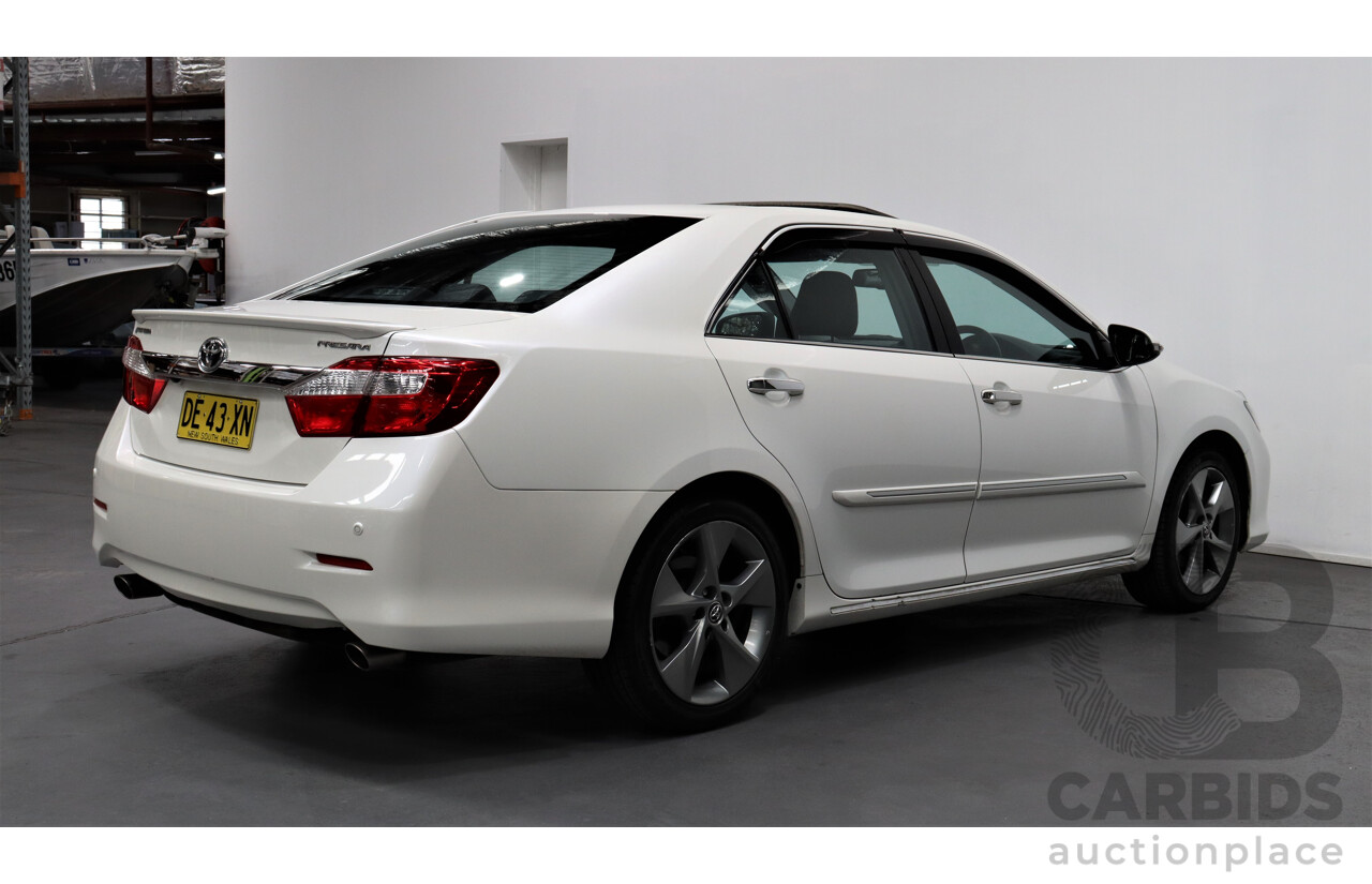 6/2015 Toyota Aurion Presara GSV50R MY15 4d Sedan White 3.5L V6