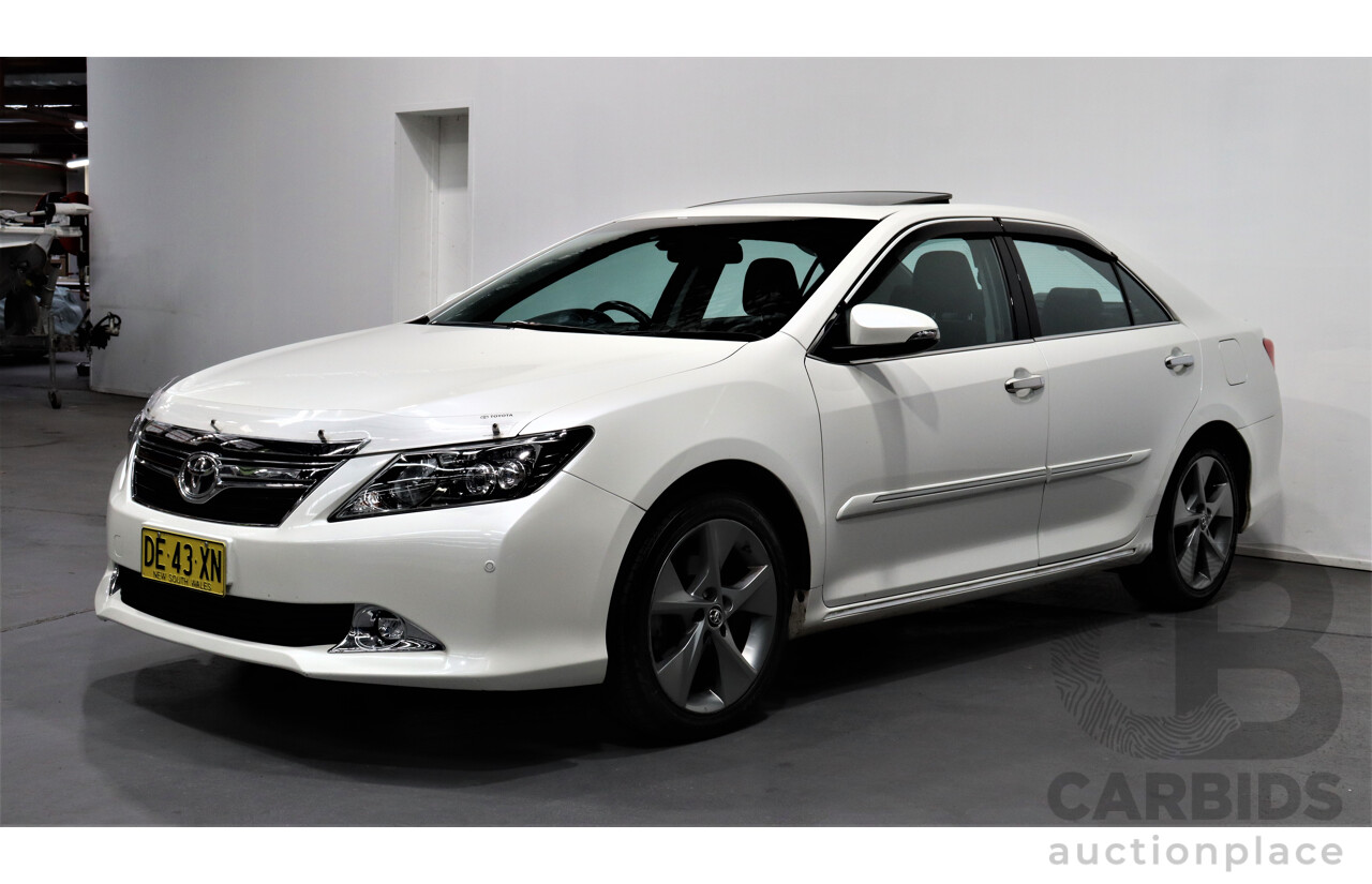 6/2015 Toyota Aurion Presara GSV50R MY15 4d Sedan White 3.5L V6