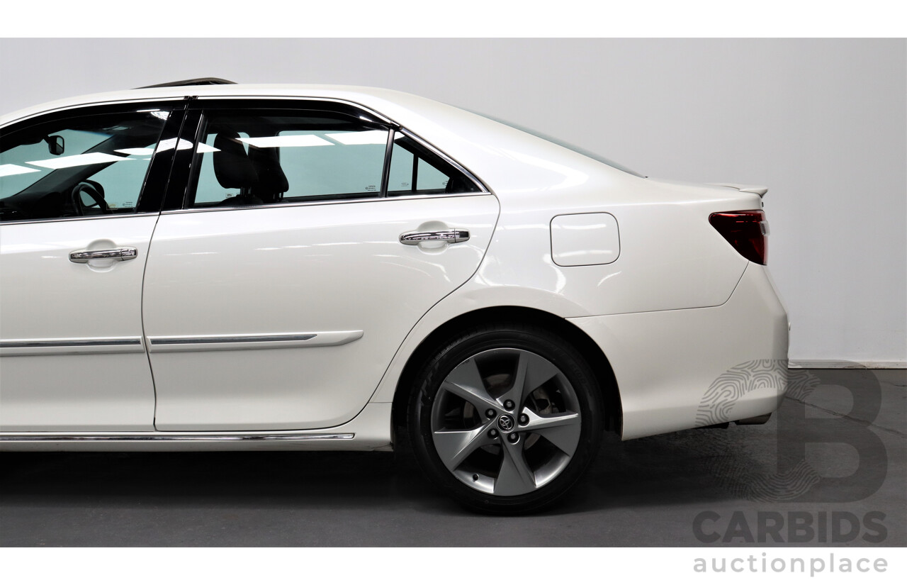 6/2015 Toyota Aurion Presara GSV50R MY15 4d Sedan White 3.5L V6