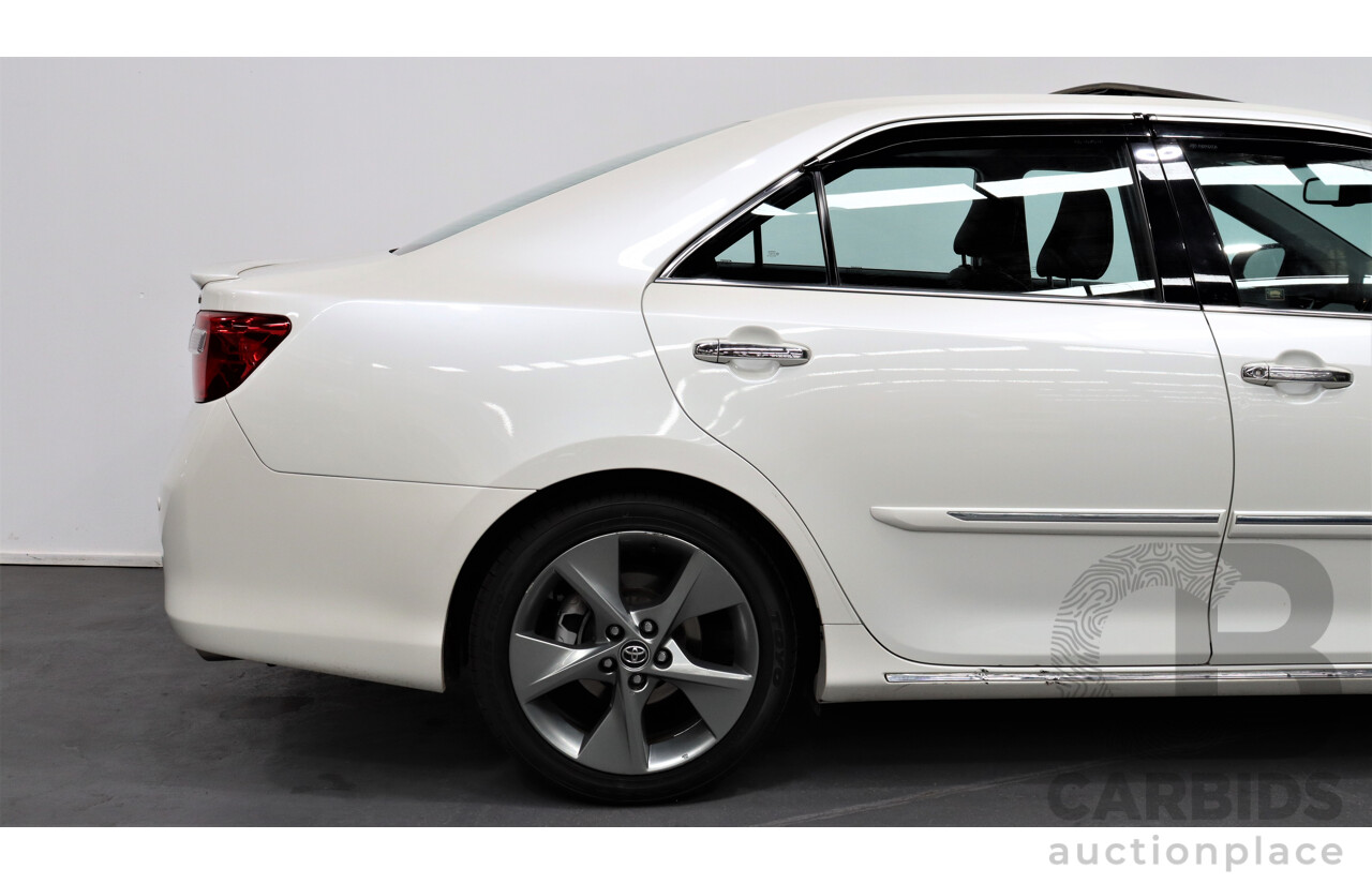 6/2015 Toyota Aurion Presara GSV50R MY15 4d Sedan White 3.5L V6