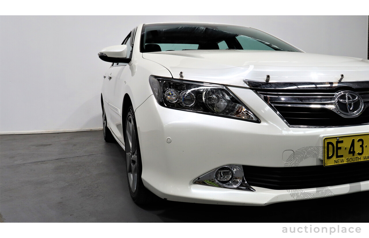 6/2015 Toyota Aurion Presara GSV50R MY15 4d Sedan White 3.5L V6