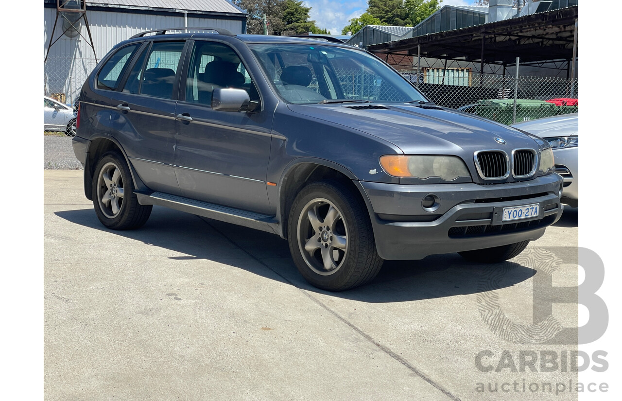 6/2002 Bmw X5 3.0i E53 4d Wagon Grey 3.0L