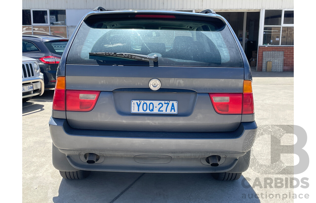 6/2002 Bmw X5 3.0i E53 4d Wagon Grey 3.0L