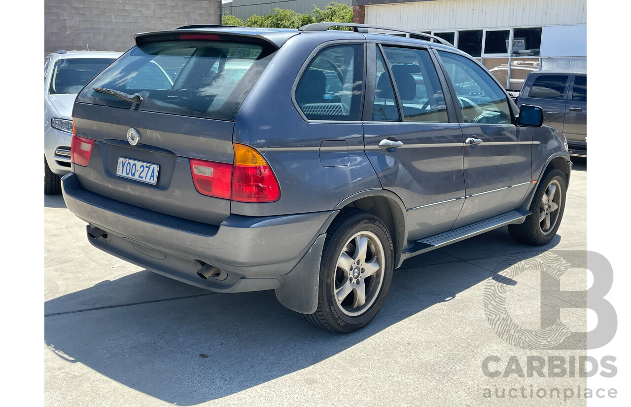 6/2002 Bmw X5 3.0i E53 4d Wagon Grey 3.0L