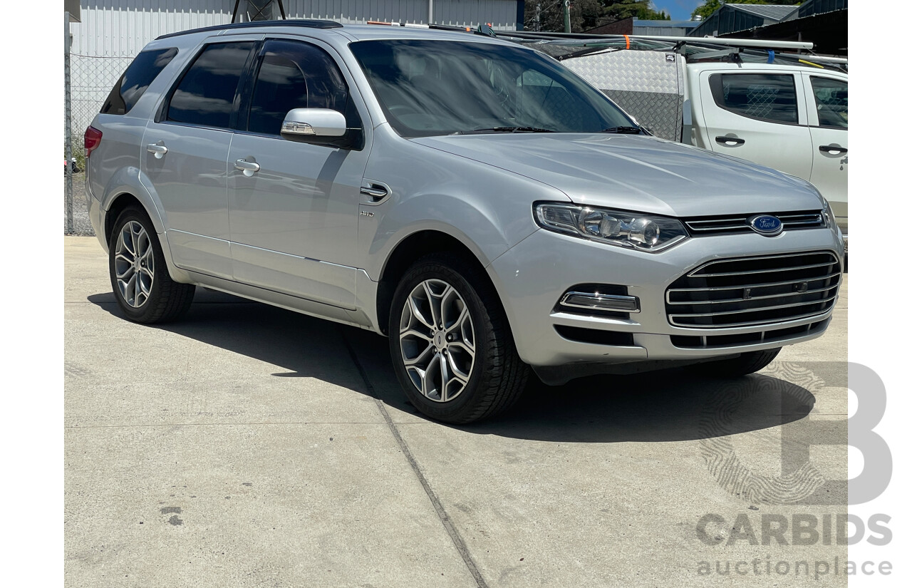 3/2014 Ford Territory Titanium (4x4) SZ 4d Wagon Silver 2.7L