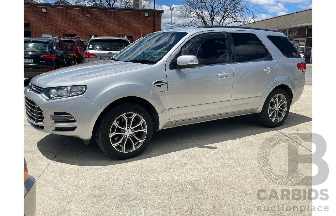 3/2014 Ford Territory Titanium (4x4) SZ 4d Wagon Silver 2.7L