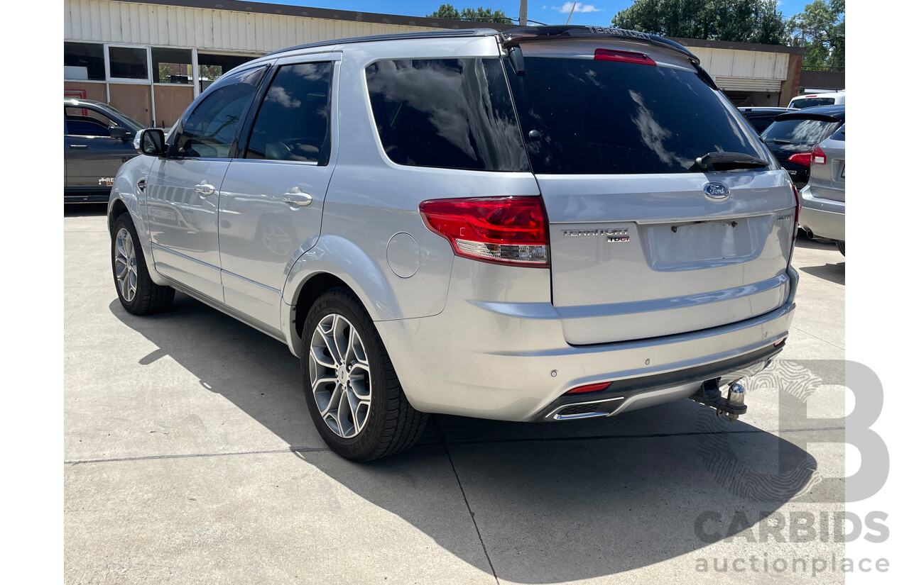 3/2014 Ford Territory Titanium (4x4) SZ 4d Wagon Silver 2.7L