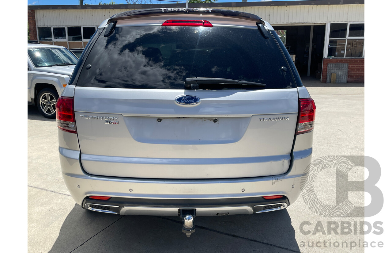 3/2014 Ford Territory Titanium (4x4) SZ 4d Wagon Silver 2.7L