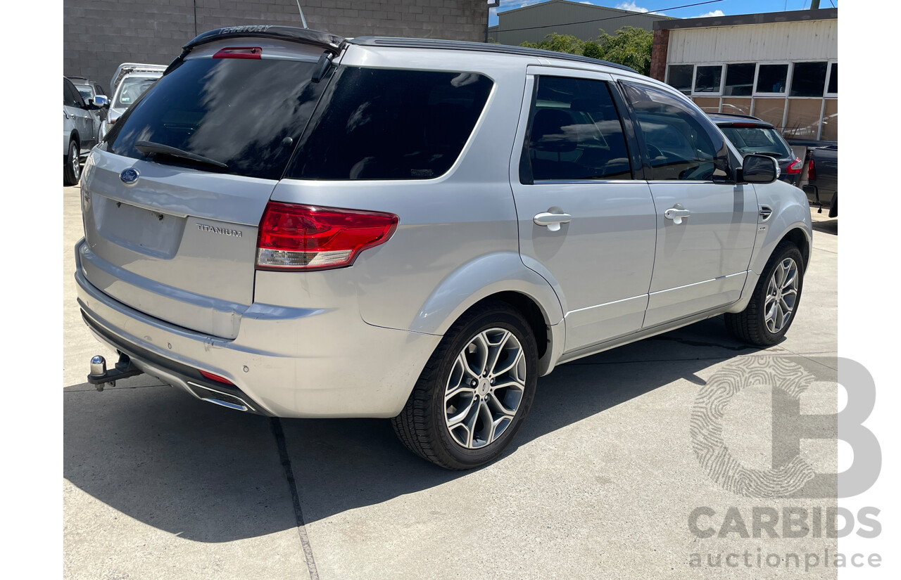 3/2014 Ford Territory Titanium (4x4) SZ 4d Wagon Silver 2.7L