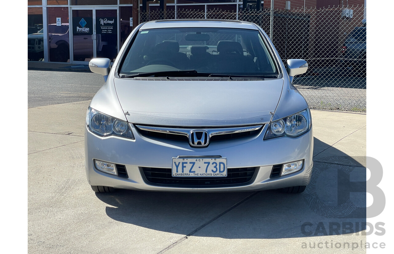 11/2006 Honda Civic Sport 40 4d Sedan Silver 2.0L