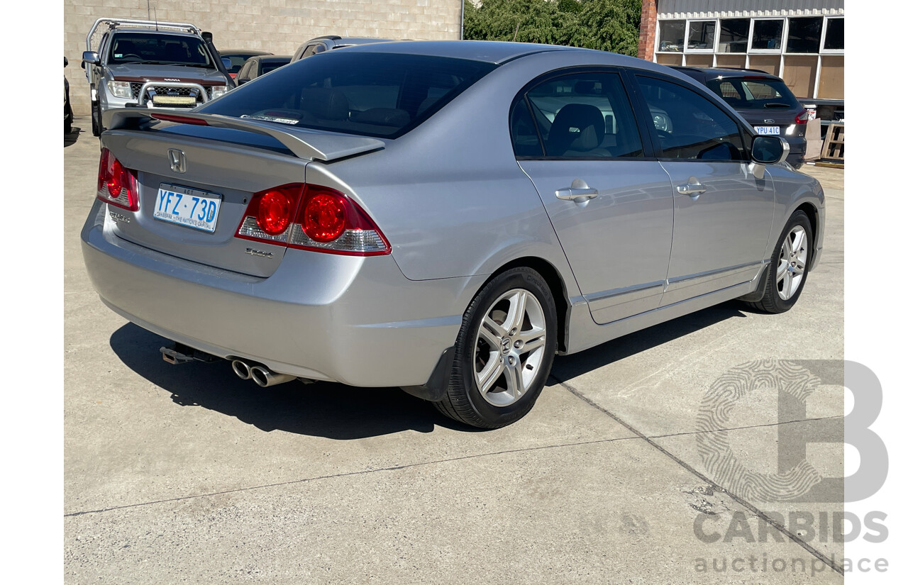 11/2006 Honda Civic Sport 40 4d Sedan Silver 2.0L