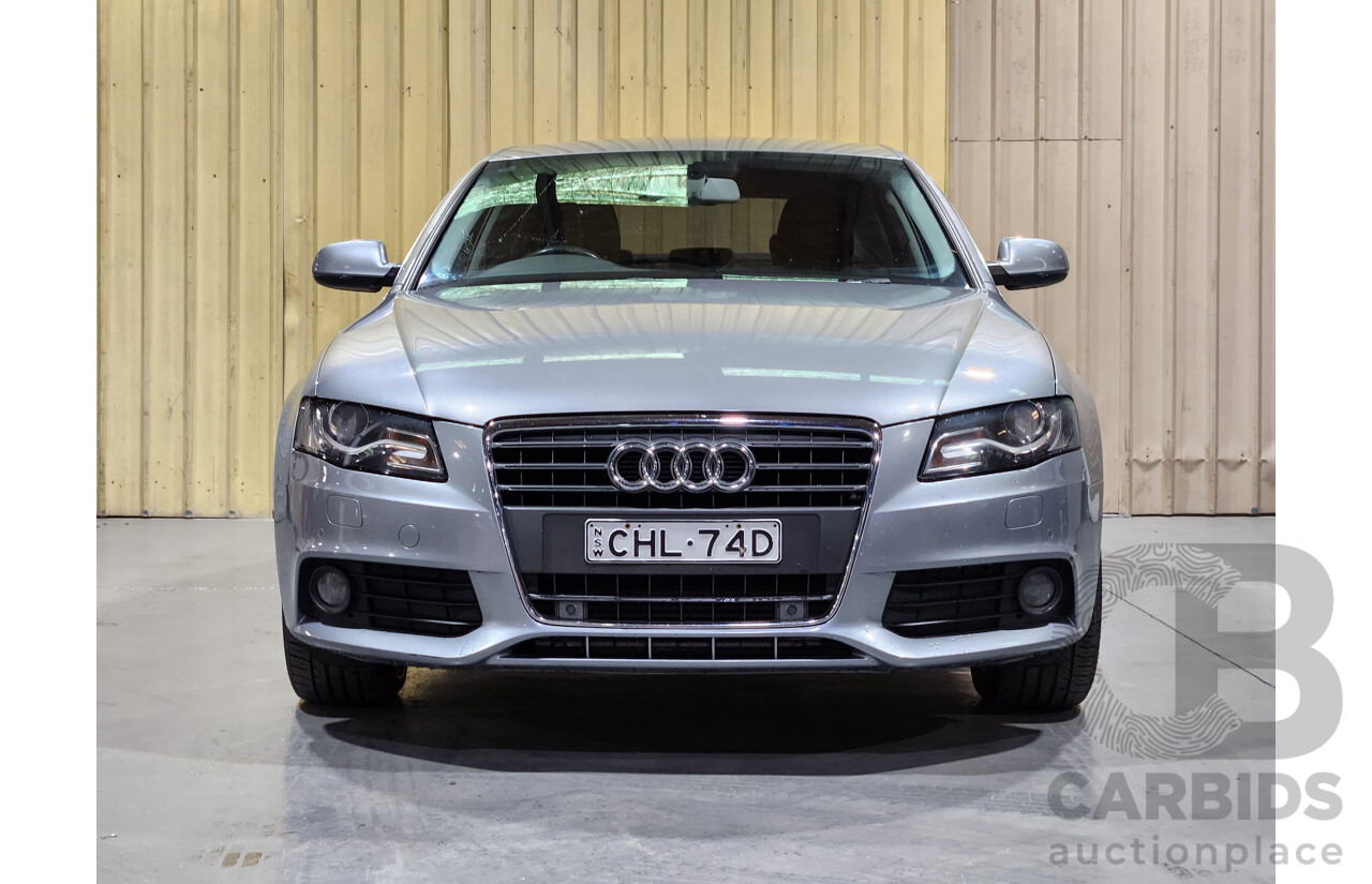 3/2012 Audi A4 2.0 TFSI B8 (8K) MY12 4d Sedan Grey 2.0L Turbo