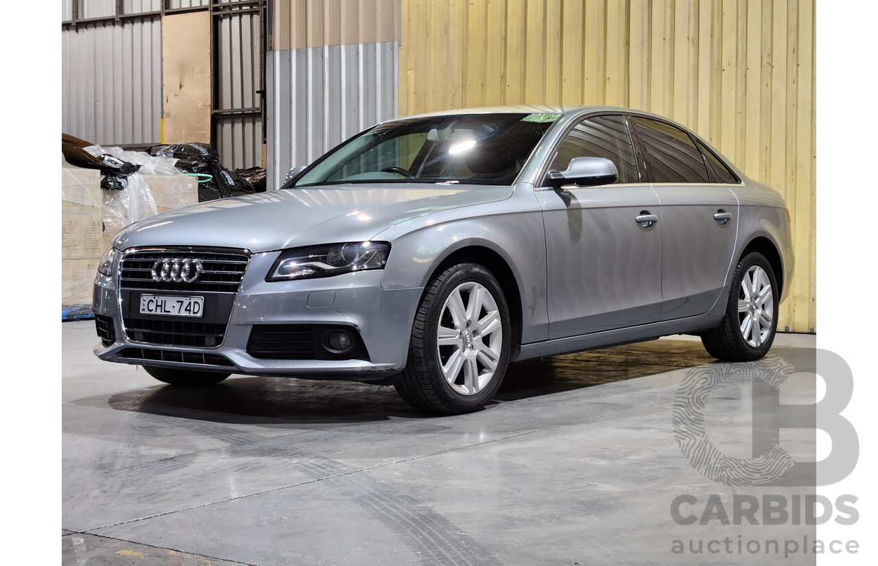 3/2012 Audi A4 2.0 TFSI B8 (8K) MY12 4d Sedan Grey 2.0L Turbo