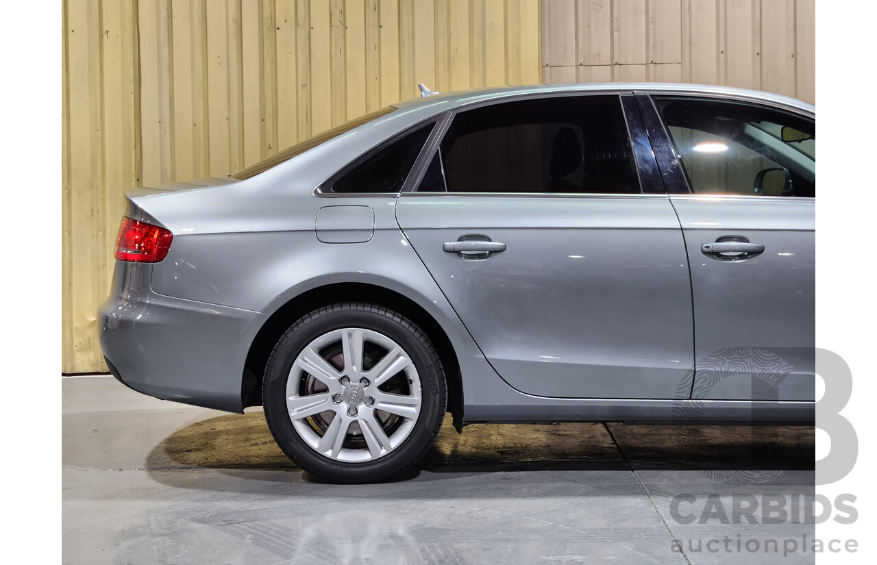 3/2012 Audi A4 2.0 TFSI B8 (8K) MY12 4d Sedan Grey 2.0L Turbo