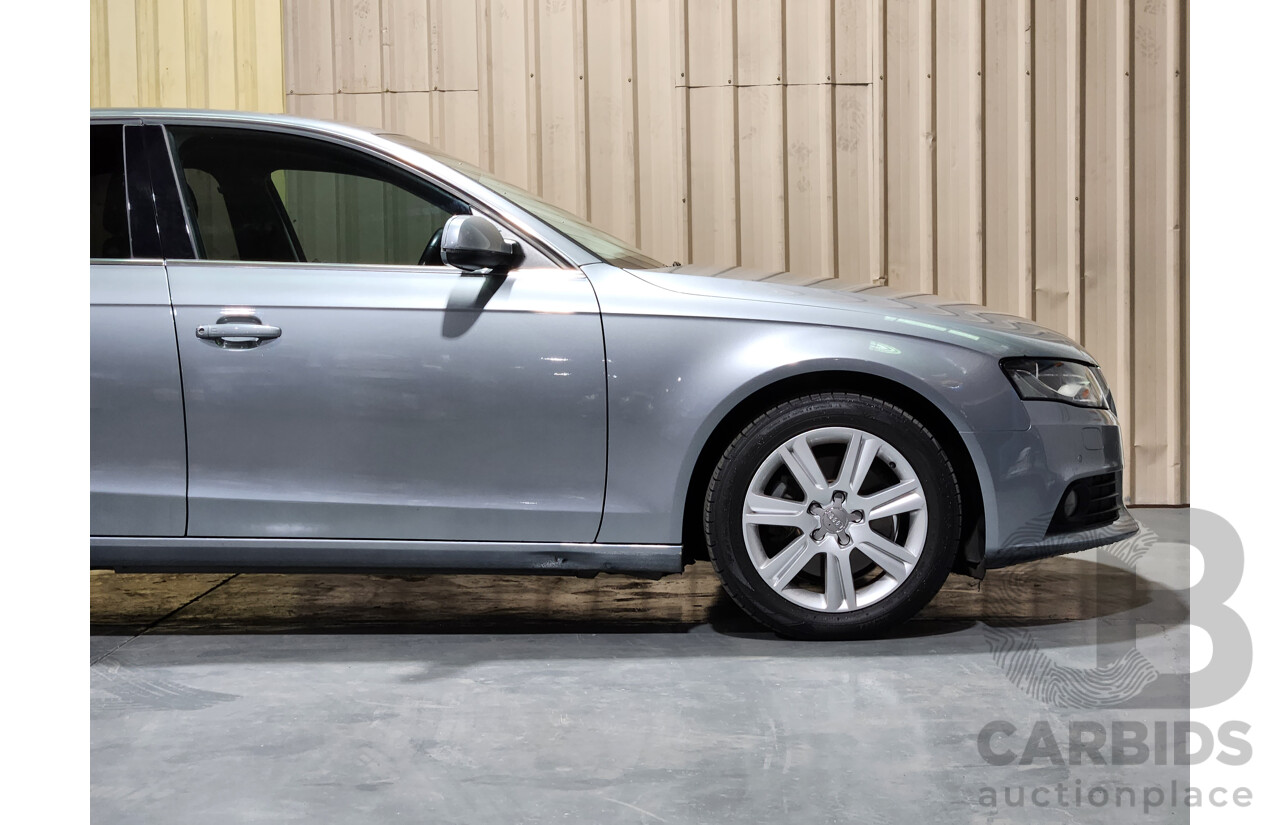 3/2012 Audi A4 2.0 TFSI B8 (8K) MY12 4d Sedan Grey 2.0L Turbo