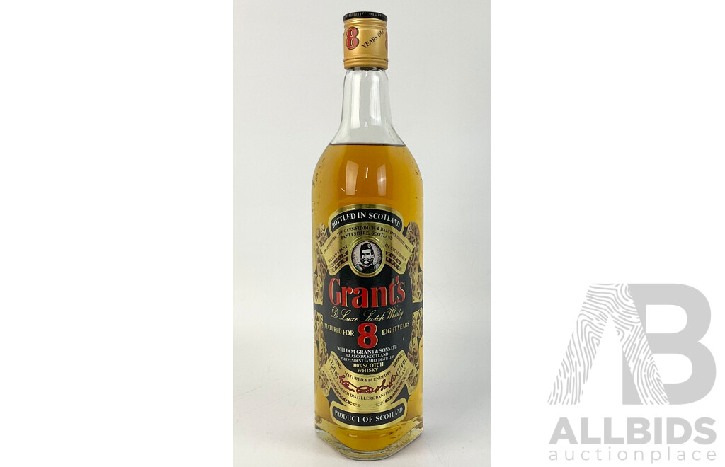 Grants Scotch Whisky 8 Years Old, 750ml Bottle