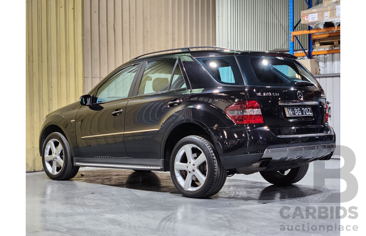 4/2008 Mercedes-Benz ML 320 CDI Edition 10 (4x4) W164 07 UPGRADE 4d Wagon Black 3.0L V6 Turbo Diesel