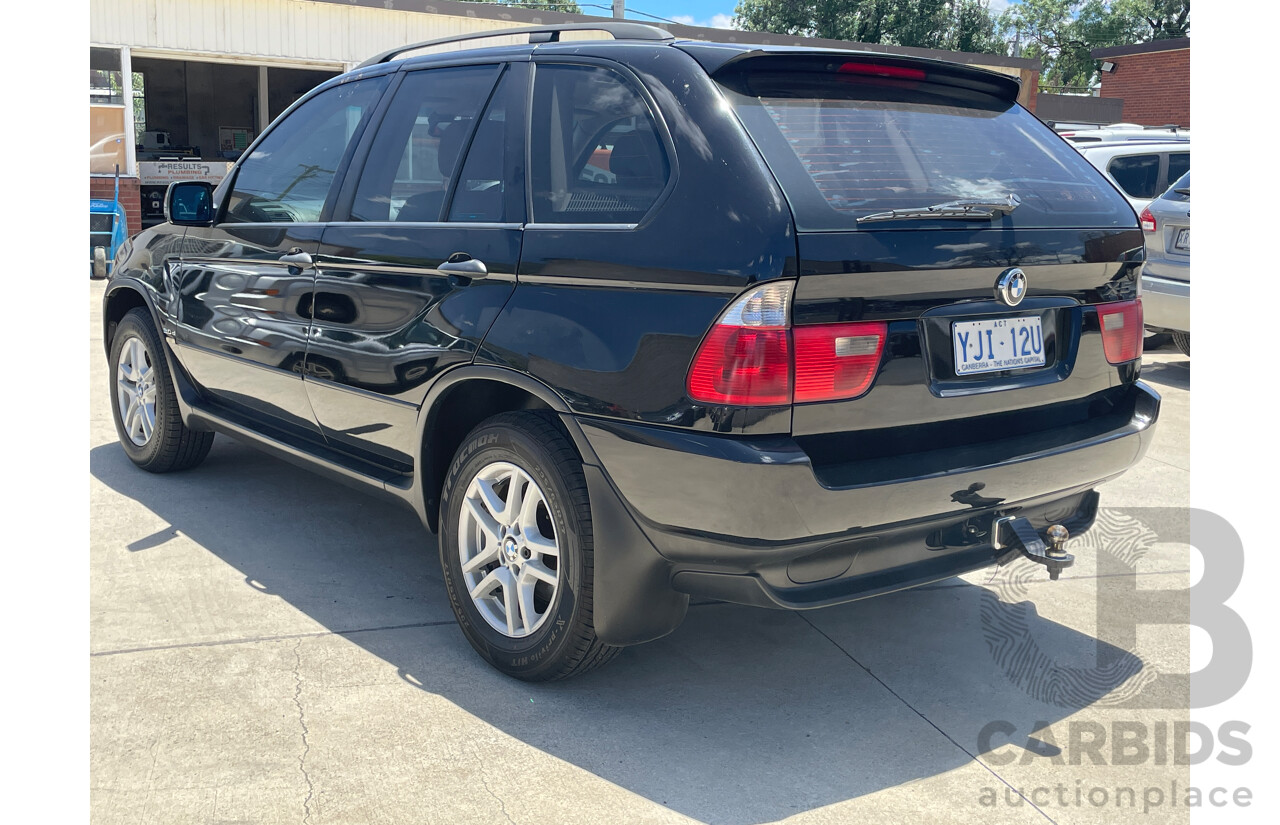 11/2005 Bmw X5 3.0d E53 4d Wagon Black 3.0L