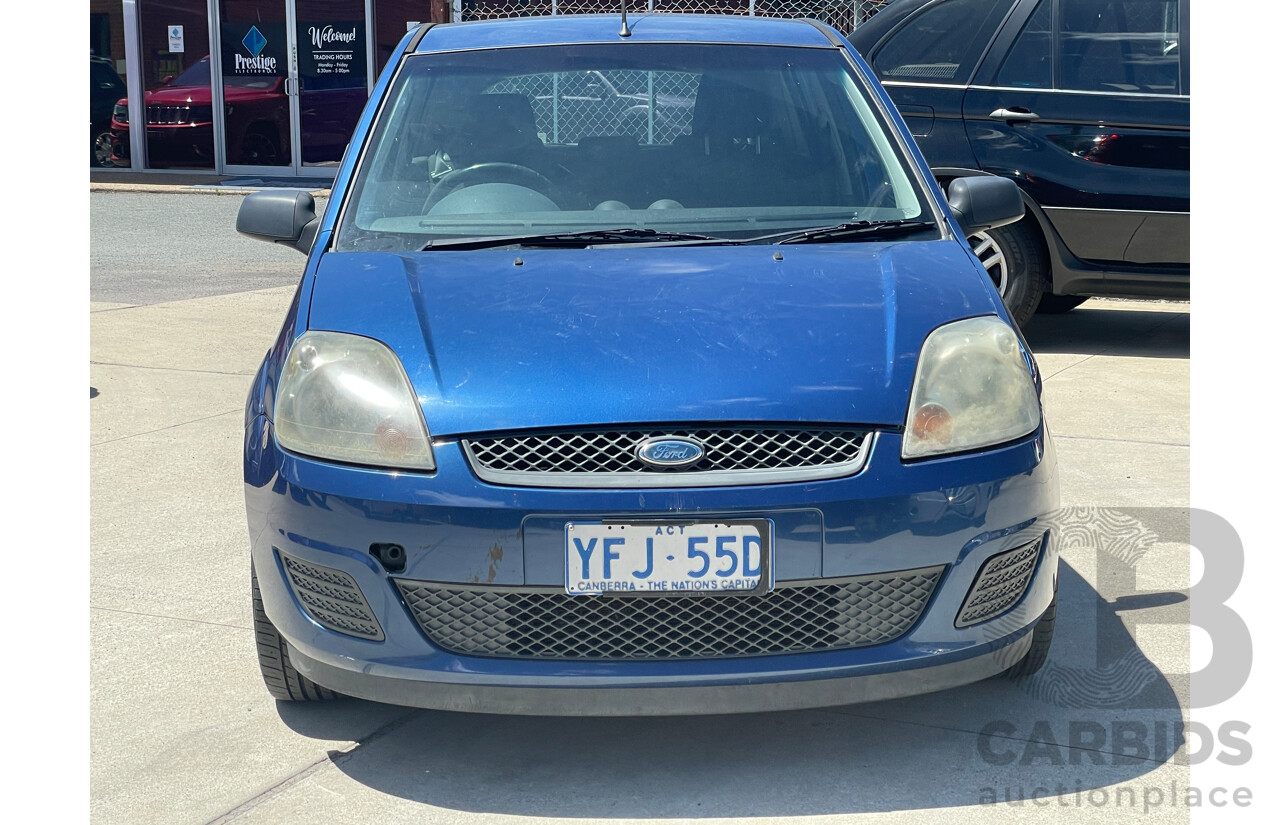 11/2007 Ford Fiesta LX WQ 5d Hatchback Blue 1.6L