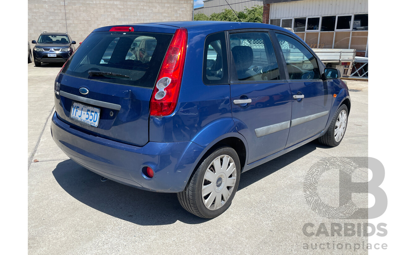 11/2007 Ford Fiesta LX WQ 5d Hatchback Blue 1.6L