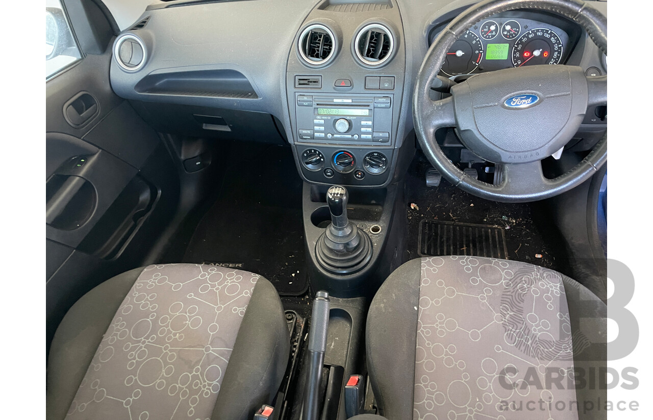 11/2007 Ford Fiesta LX WQ 5d Hatchback Blue 1.6L