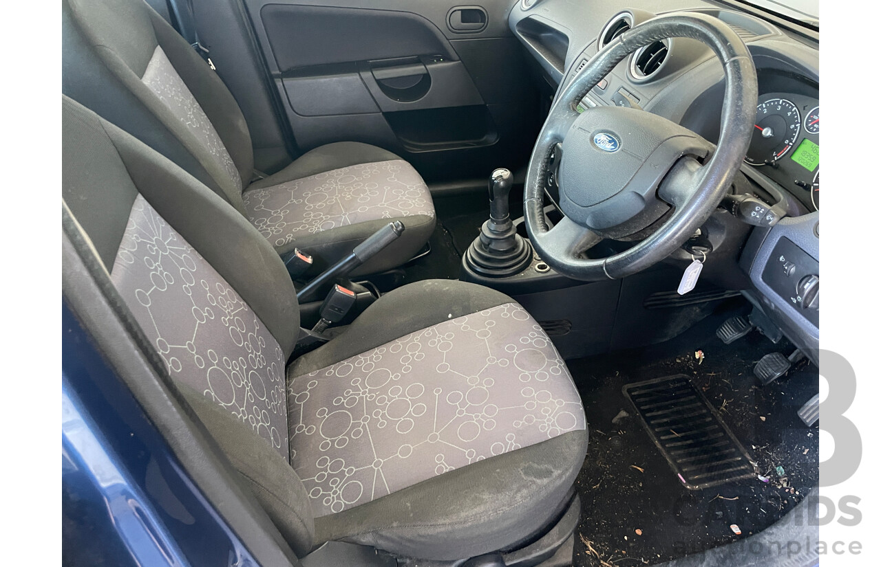 11/2007 Ford Fiesta LX WQ 5d Hatchback Blue 1.6L