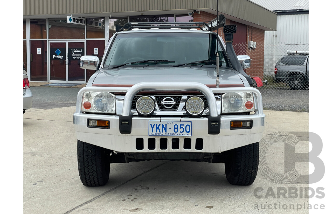 6/2006 Nissan Navara ST-R (4x4) D22 Dual Cab P/Up Silver 3.0L