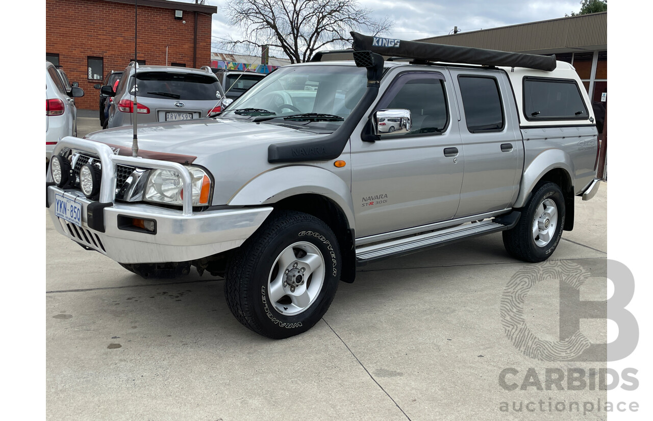 6/2006 Nissan Navara ST-R (4x4) D22 Dual Cab P/Up Silver 3.0L