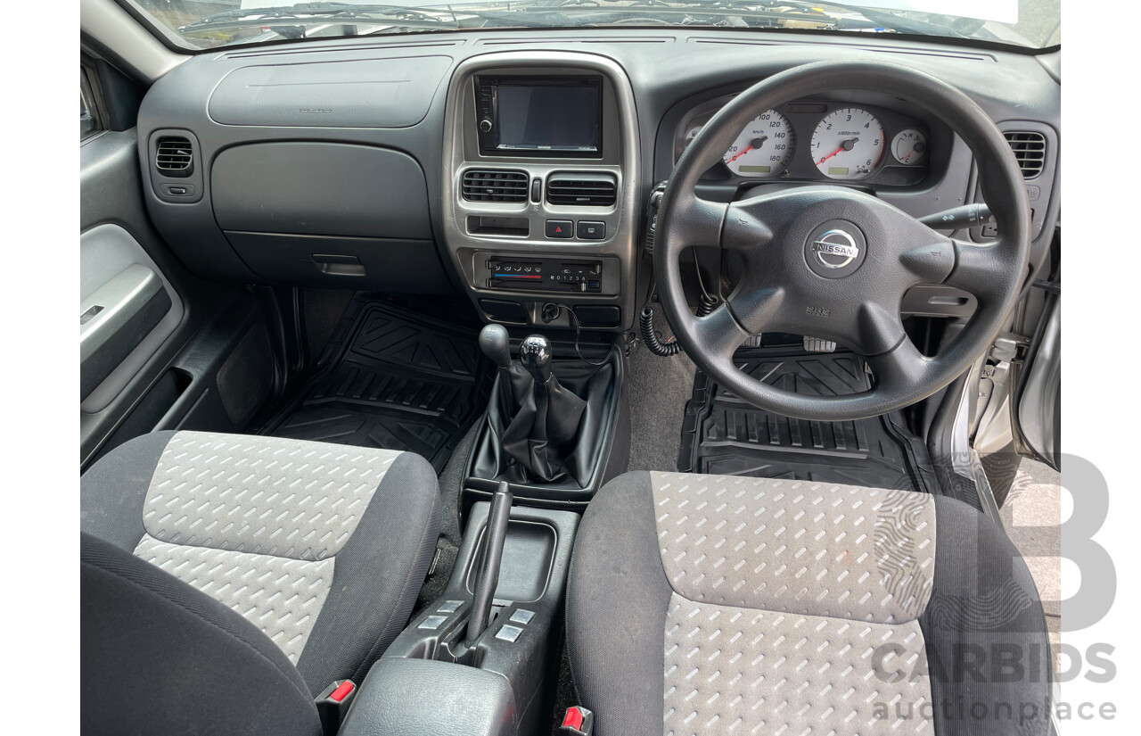 6/2006 Nissan Navara ST-R (4x4) D22 Dual Cab P/Up Silver 3.0L