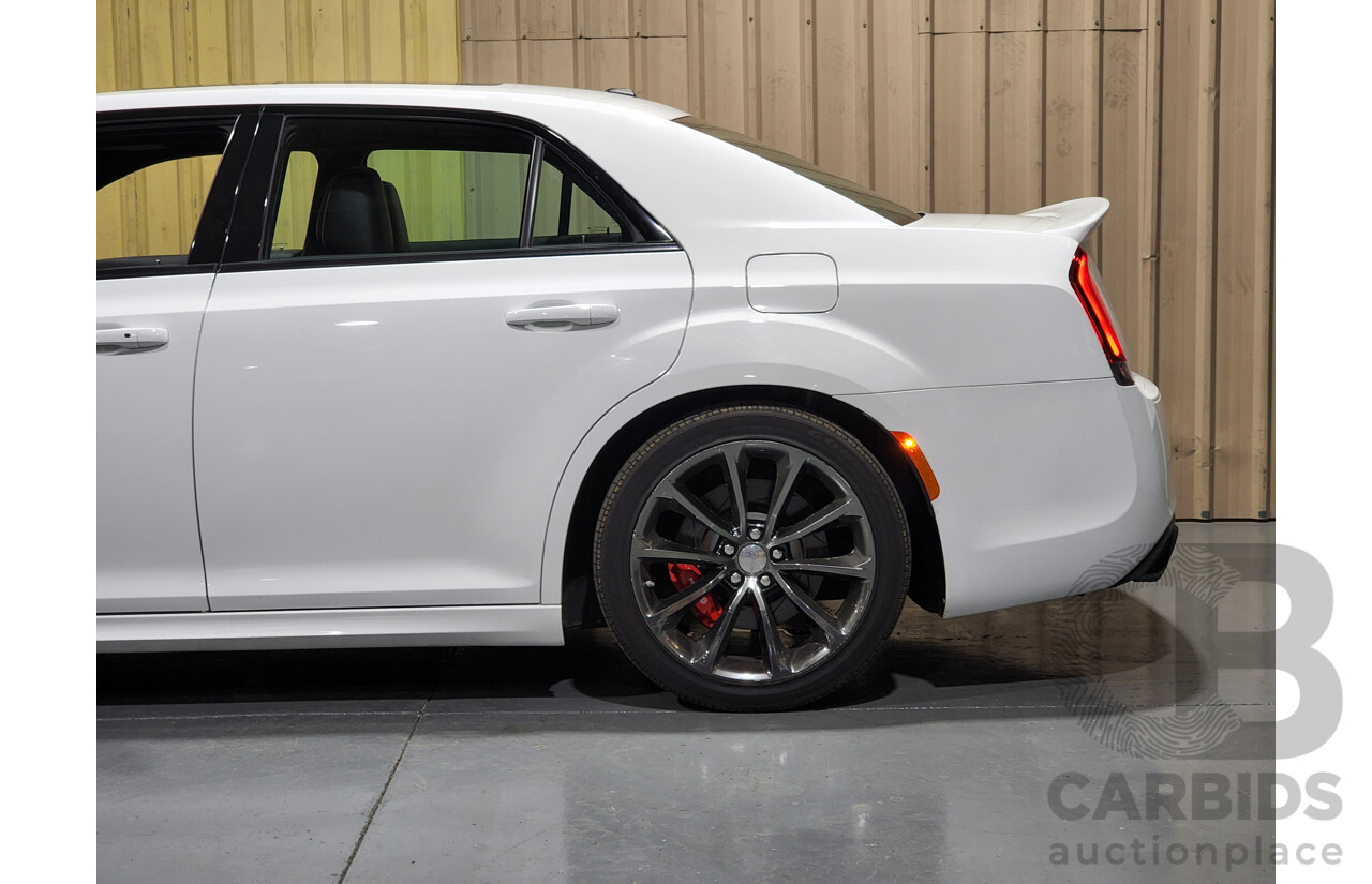 2/2018 Chrysler 300 SRT8 Hyperblack Edition MY18 4d Sedan White 6.4L V8