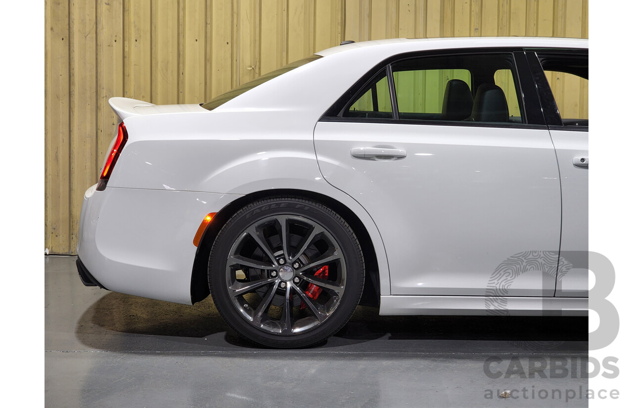 2/2018 Chrysler 300 SRT8 Hyperblack Edition MY18 4d Sedan White 6.4L V8