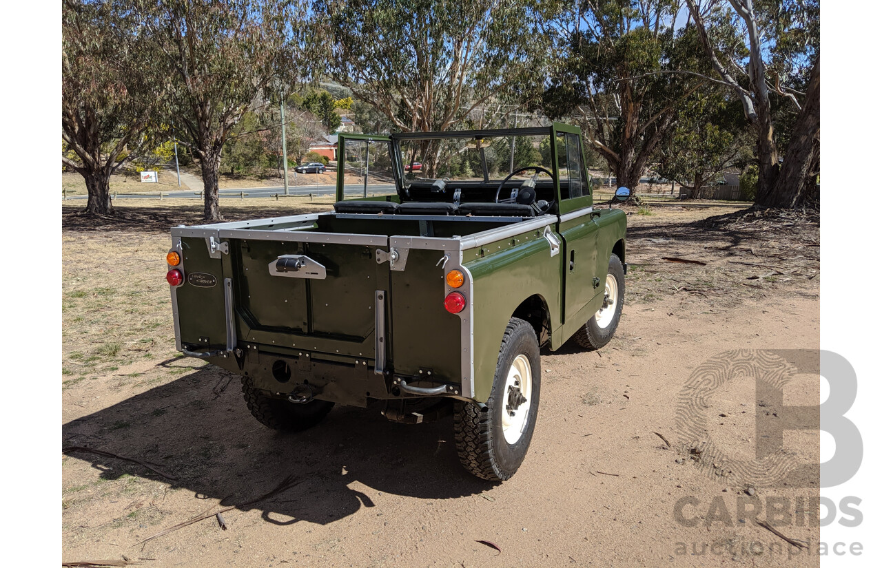 1/1967 Land Rover Series llA 88 (4x4) SWB  2d Hardtop Green 2.3L Petrol