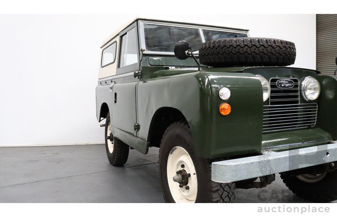 1/1967 Land Rover Series llA 88 (4x4) SWB  2d Hardtop Green 2.3L Petrol