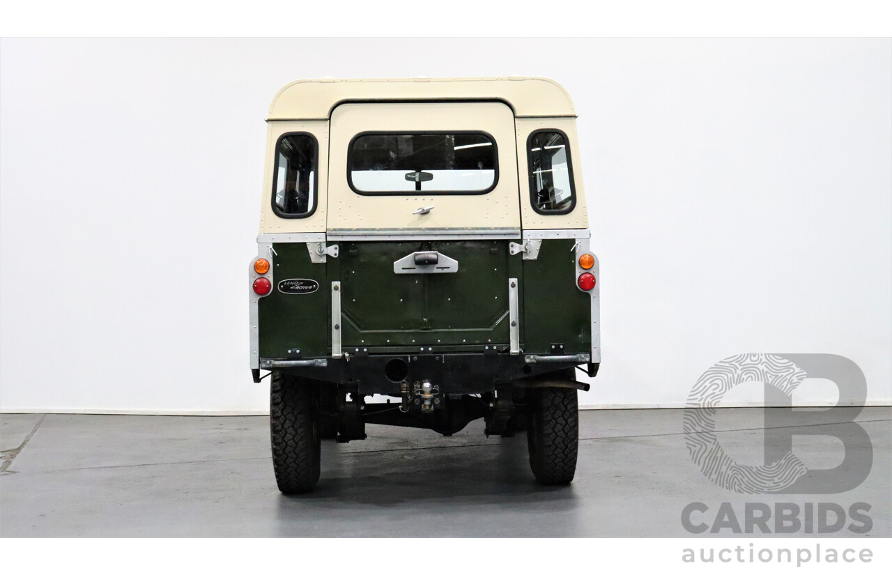 1/1967 Land Rover Series llA 88 (4x4) SWB  2d Hardtop Green 2.3L Petrol