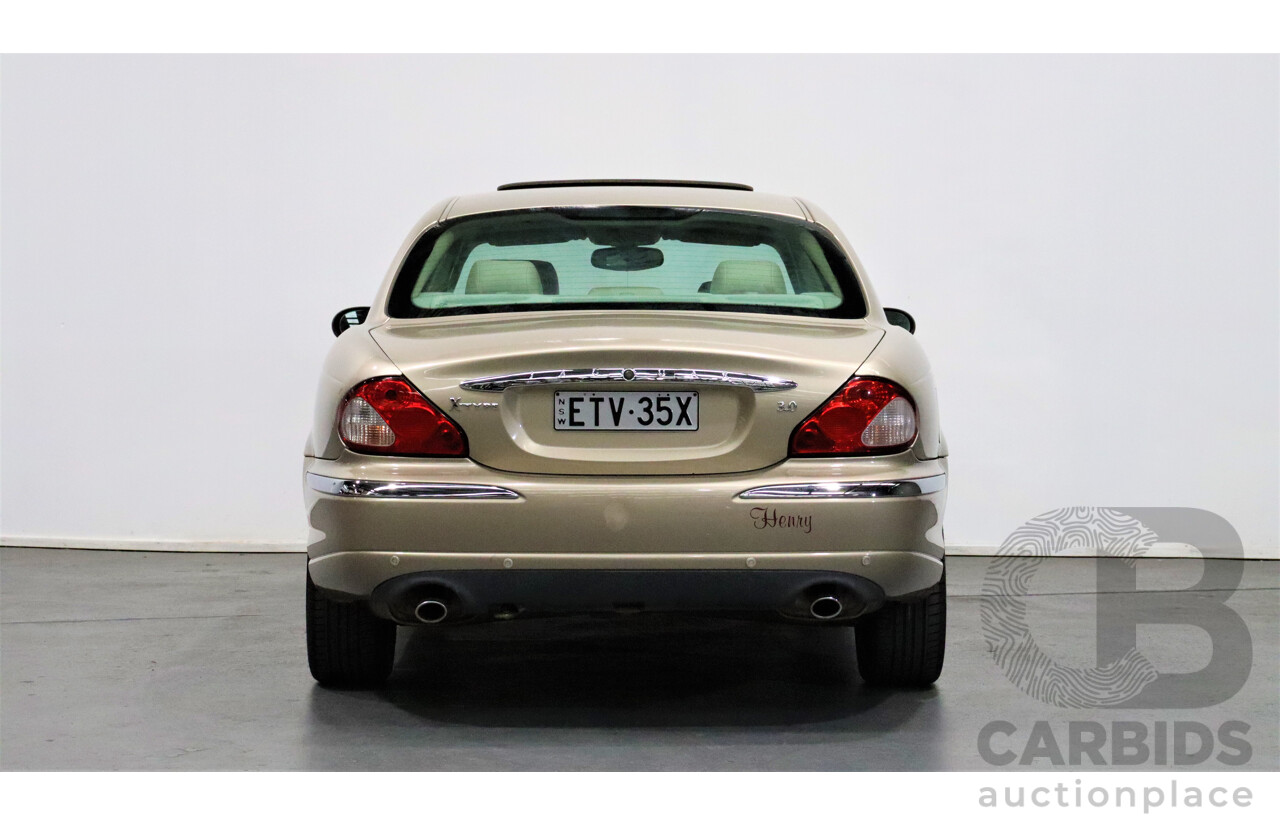 5/2002 Jaguar X Type SE AWD 4d Sedan Gold 3.0L V6