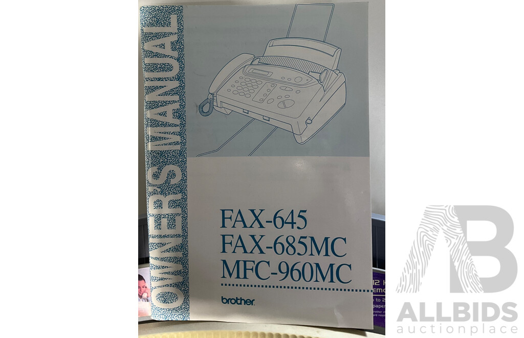 Brother FAX-645 Plain Paper Fax Machine