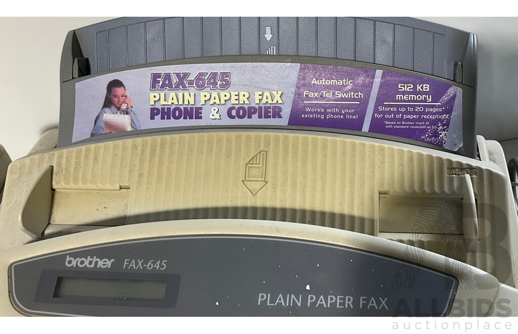 Brother FAX-645 Plain Paper Fax Machine